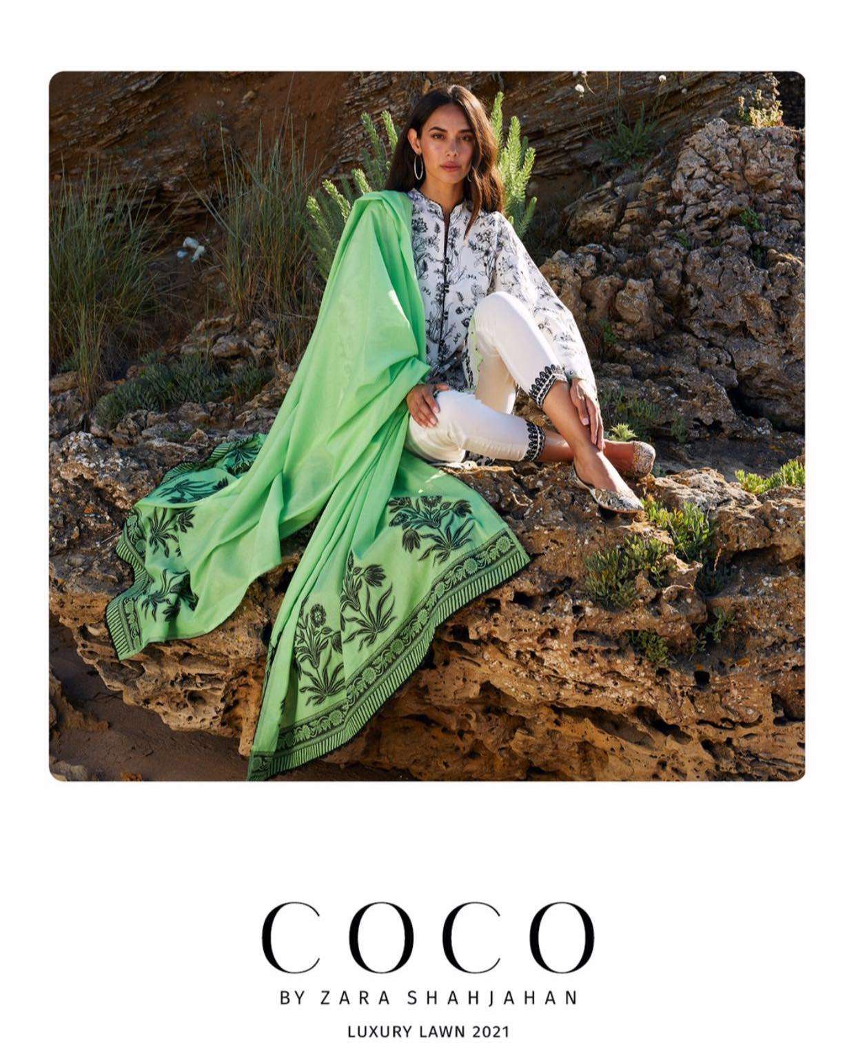 COCO Luxury lawn by ZARA SHAHJAHAN